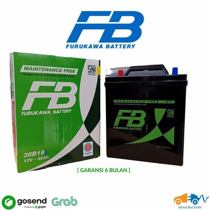 Aki Mobil Freed FBMF NS40ZL Aki Kering Furukawa Battery 38B19L 35Ah
