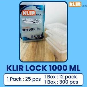 THINWALL KLIR LOCK 1000ML RECTANGEL / THINWALL 1000ml LOCK