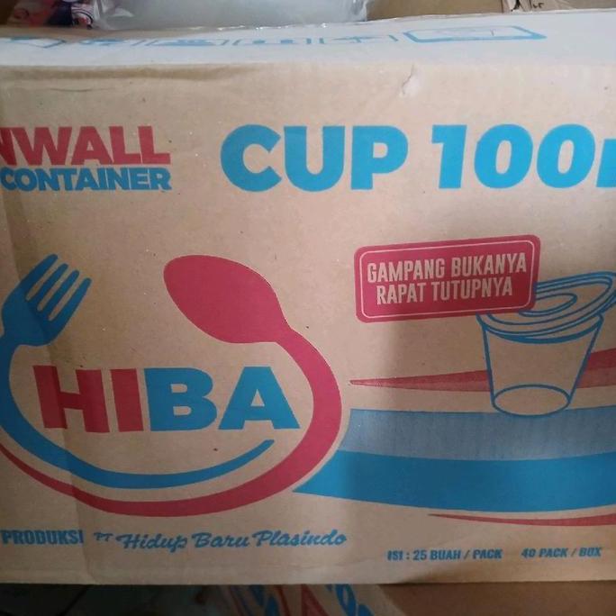 25pcs Cup Puding 100ml 150ml / Thinwall Cup Puding Hiba 100ml 150ml / Sauce Cup