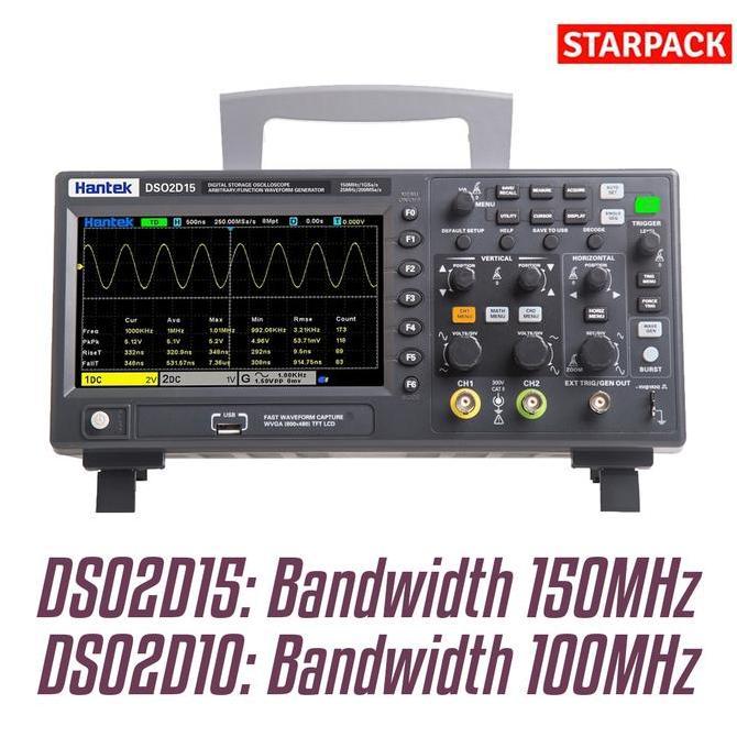 PHRENA Hantek DSO2D10 Digital Oscilloscope