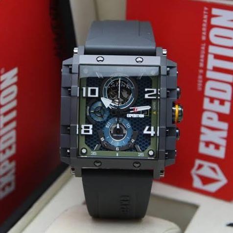 EXPEDITION E6757 E 6757 MAN FULL BLACK JAM TANGAN terlaris