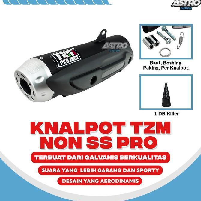 Knalpot Racing PCX 160 TZM Project PCX 150 Vario STD Non SS Pro Full Package Kenalpot Silincer Origi