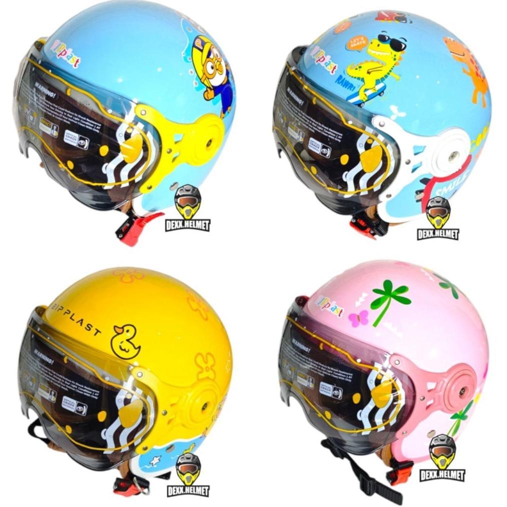 Helm Anak Pilot LUNAR KIDS BIPPLAST Karakter SNI 2 - 8 TAHUN