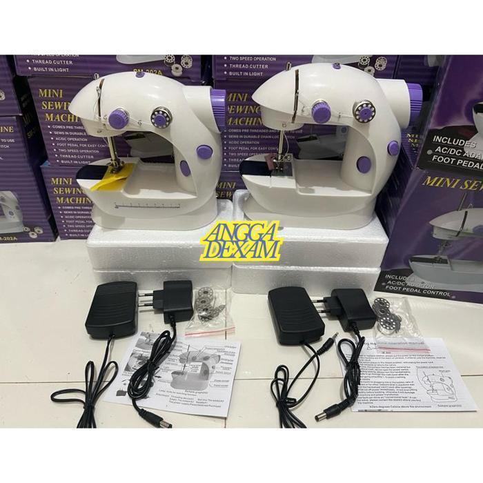 100% Ori Hrn-813 Mesin Jahit Portable (Ada Mejanya) Packing Bubble Wrap / Mesin Jahit Mini Portable 