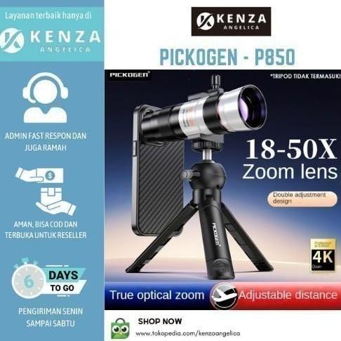 WISZCA- PICKOGEN P850 - 18-50x Telephoto Lens - Lensa Kamera Smartphone