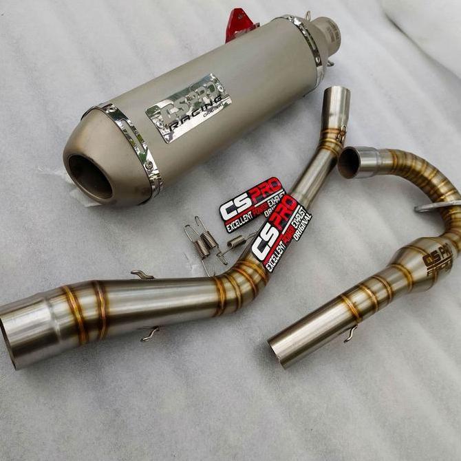 Knalpot CS PRO knalpot suara BASS knalpot racing CRF150L WR155 KLX150 S L G KNALPOT CS RPO RACING Gl