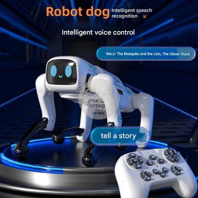 *$*$*$*$] Mainan Robot Anjing Dog RC Joget Unitree Mechdog Mainan Edukasi Anak Turret Robodog Canggi