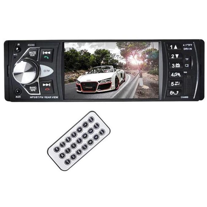 Head Unit Tape Mobil Single Din 1 Din Layar 4.1 Inch Hd Bluetooth Kualitas Terbaik Harga Termurah