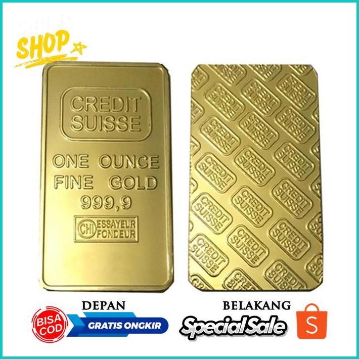 Ur37 GA24 CREDIT SUISSE Gold Bar Replica Terlaris Premium