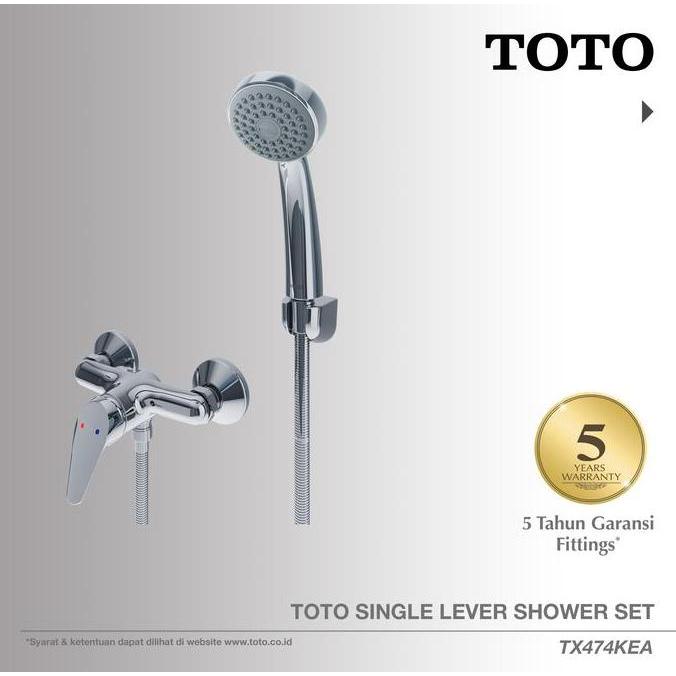 TOTO Shower Set TX474KEA | Shower Mandi - Hand Shower - Shower Tangan la