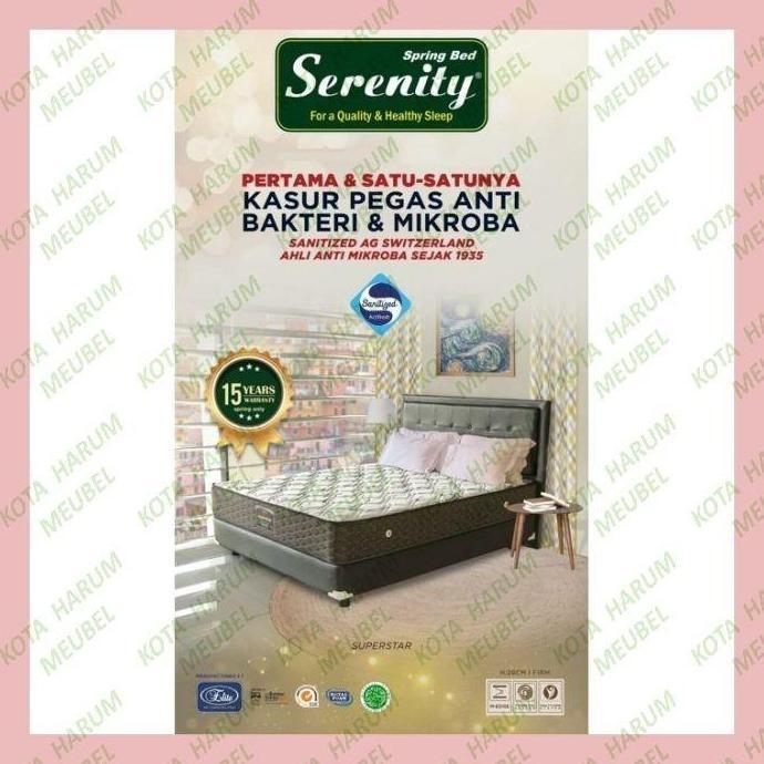 TERBARU kasur springbed elite serenity superstar uk 120 cm no 3 murah bandung