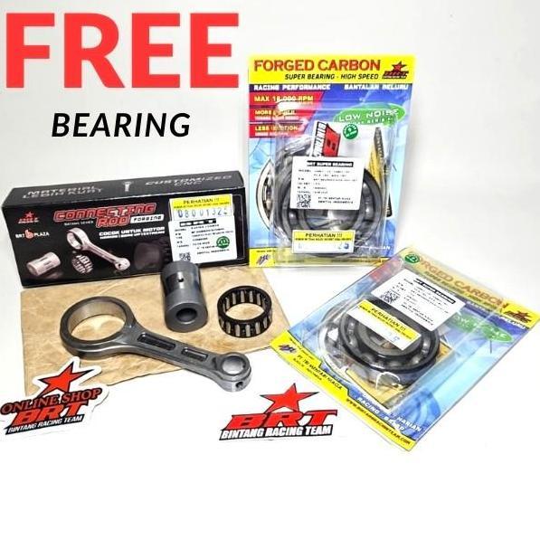 STANG SEHER CONROD FORGING +  BEARING KRUK AS BRT MIO KARBU MIO OLD NEW SPORTY SMILE KARBURATOR SUPE