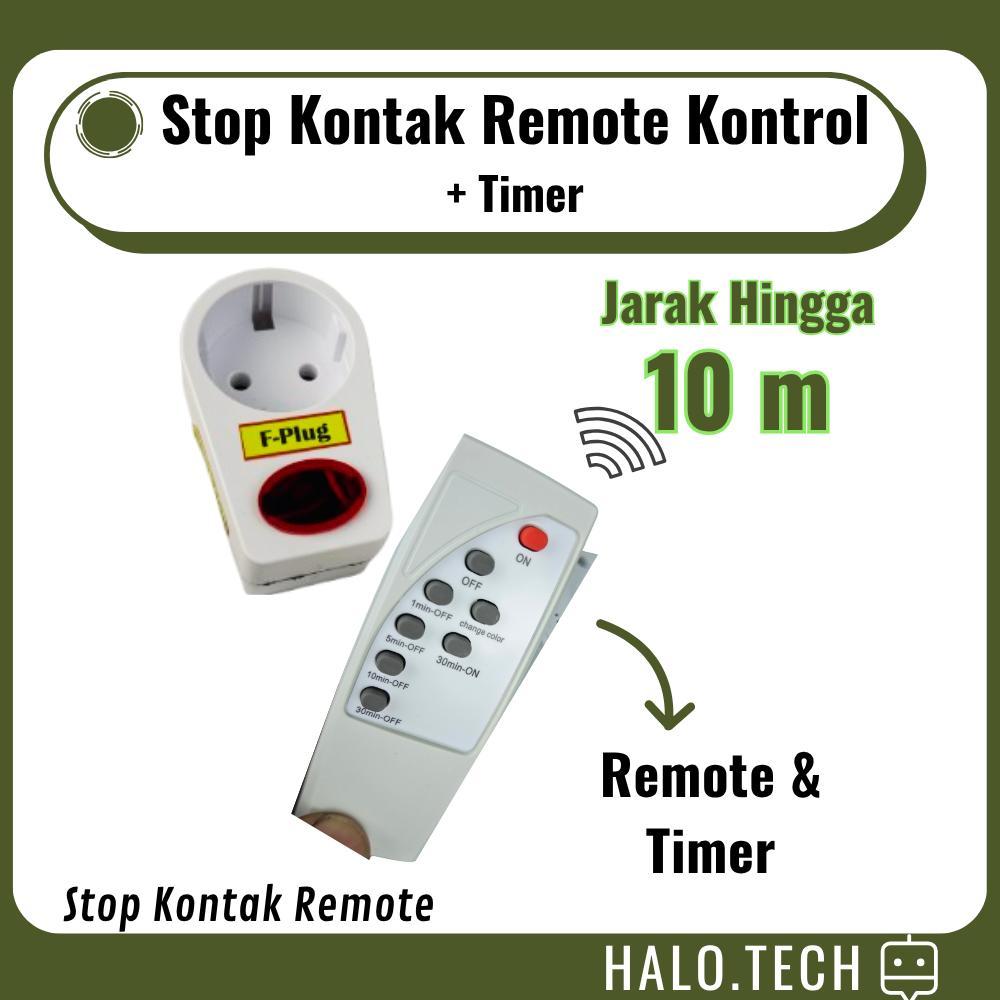 Steker Listrik Remote Stop Kontak Remot Control ON OFF Colokan Listrik Remot remote Jarak Jauh