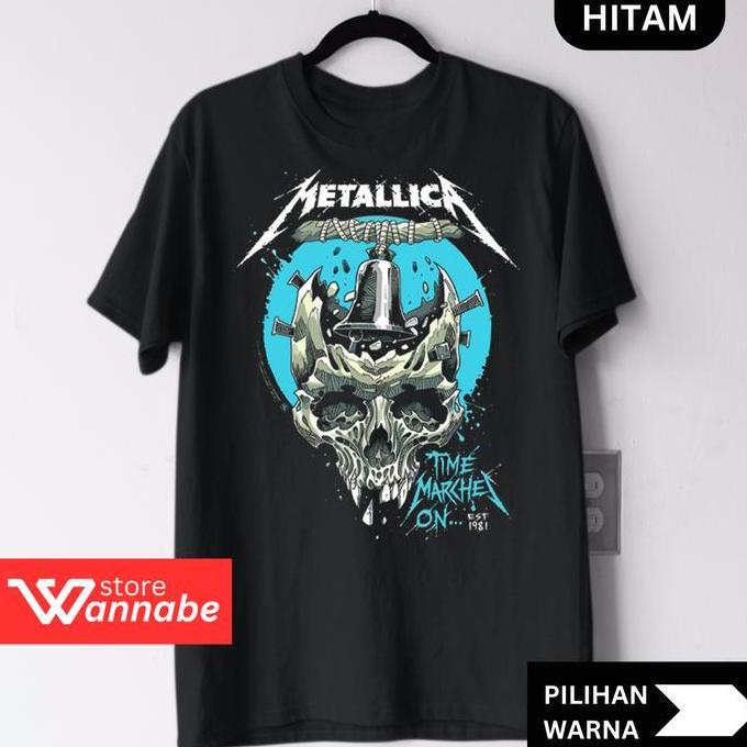 DF90>> Kaos Band METALLICA NEW 6 SIZE S 7XL Bigsize Jumbo Dan Kaos Anak umur 2 13 Tahun Ready Kaos P