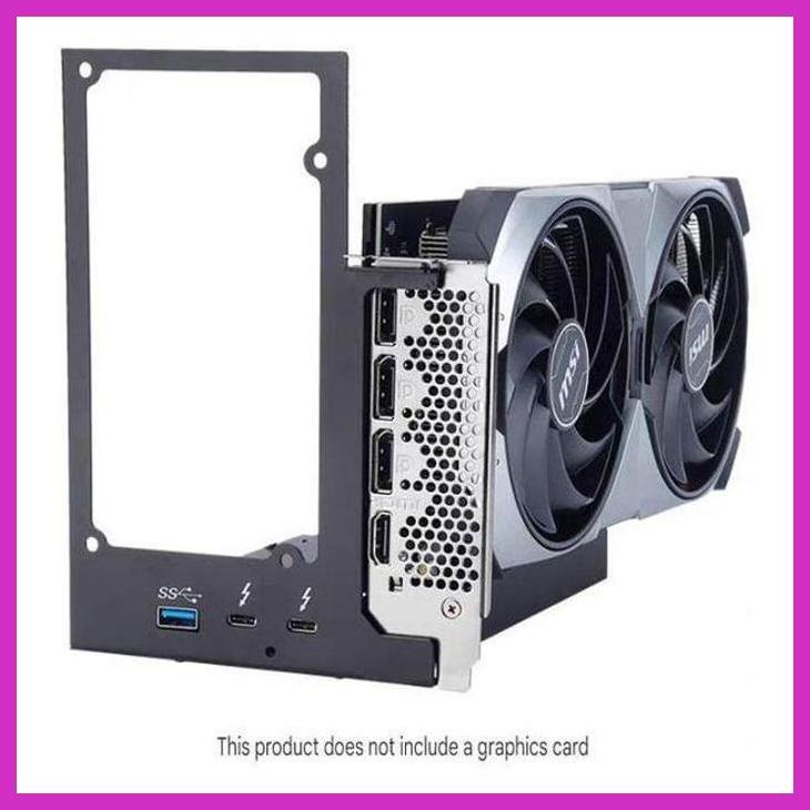 (LAPAKTEKNO) THUNDERBOLT3/4, USB4 MINI EGPU ENCLOSURE FOR LAPTOP EXTERNAL GPU DOCK WITH PD 85W 40GBP