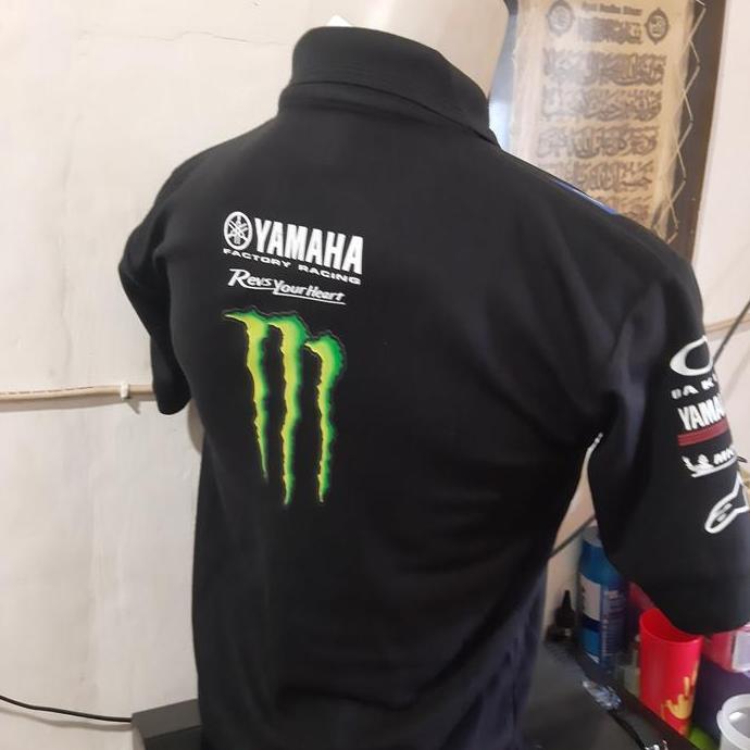 DT16 >> Kaos Polo Shirt Team Yamaha racing Motogp2023