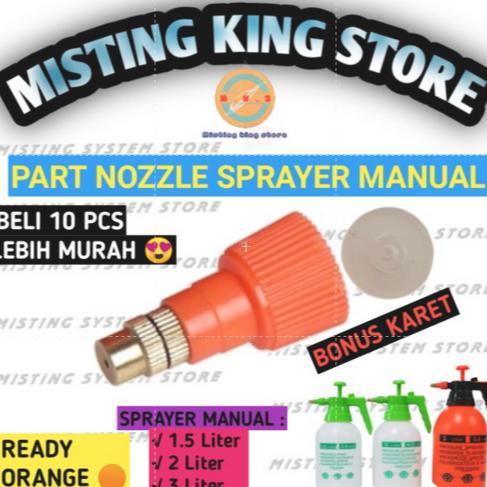 Promo Cod Replacement Nozzle Sprayer Spuyer Manual 2 - 3 Liter 2L 3L Semprotan Burung Tanaman Spare 