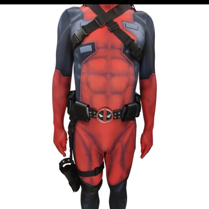 :<:<:<:<] halloween cosplay deadpool costume dewasa kostum superhero zentaisuit