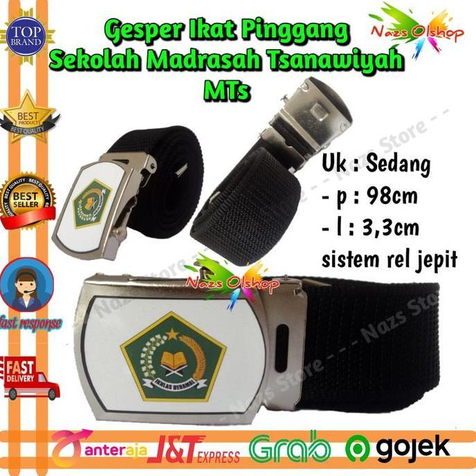 Gesper Ikat Pinggang Anak Sekolah MTs Madrasah Tsanawiyah Ukurn Sedang