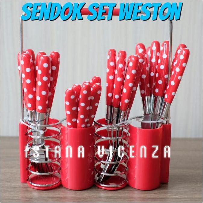 Sendok Set WESTON Warna