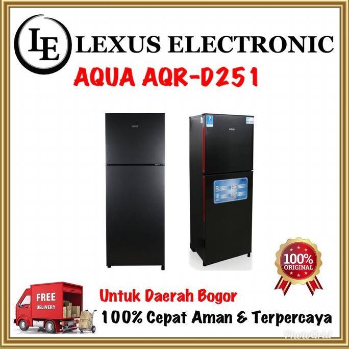 BEBAS ONGKIR - AQUA KULKAS 2 PINTU | AQR-D251 | AQRD251 | ( DS / LS )
