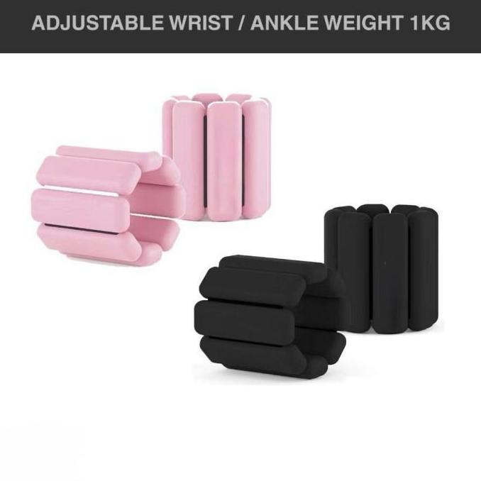 POTENCE Adjustable Wrist & Ankle Weight Bracelet 1KG | Gelang Pemberat Kaki dan Tangan Alat Olahraga