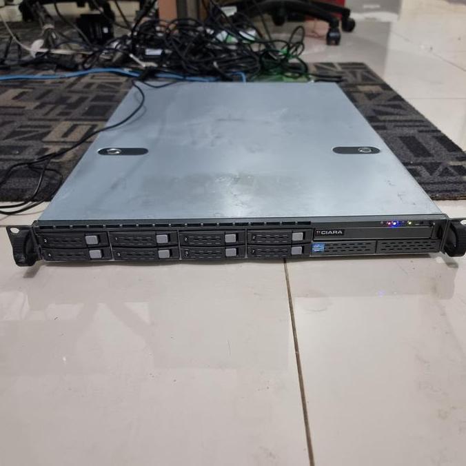 Server Ciara 1U Xeon 8Core Cpu 16Gb Ram 2x Sfp+ 10G Mikrotik X86 lv6 Grosir Termurah