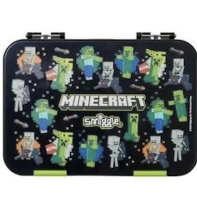 Smiggle Minecraft Bento Box/Kotak Makan Minecraft/Kado/Ori