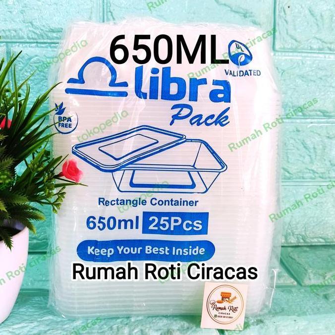 THINWALL FOOD CONTAINER KOTAK BOX TUPPERWARE MIKA BOWL PLASTIK 25 PCS