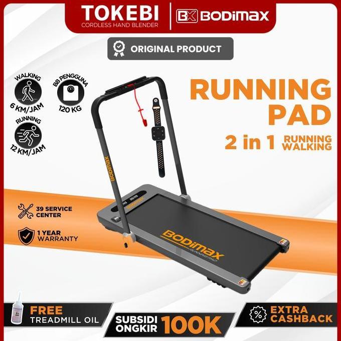 BEBAS ONGKIR - BODIMAX NINEDOT RUNNING PAD