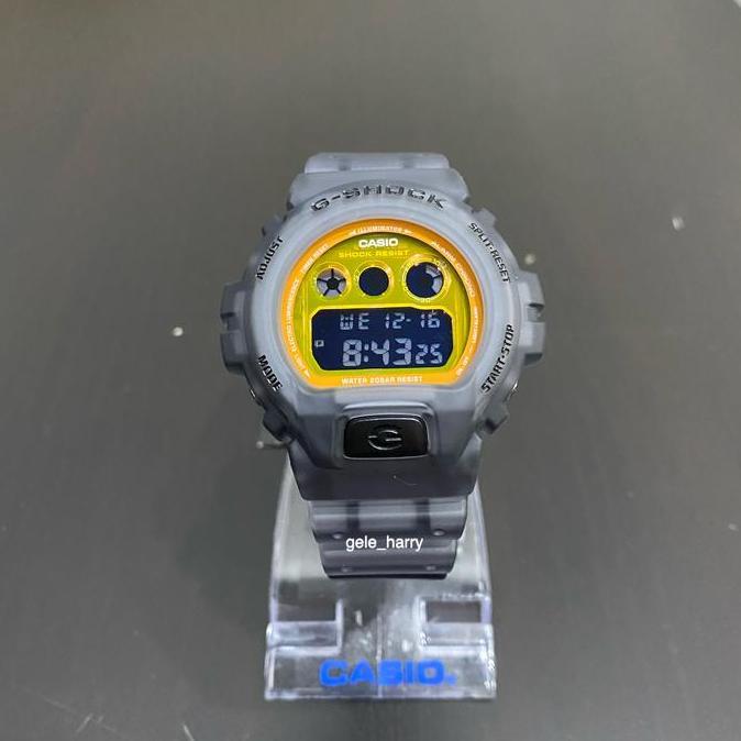 Casio Gshock DW 6900LS-1 Smoke Jelly Case