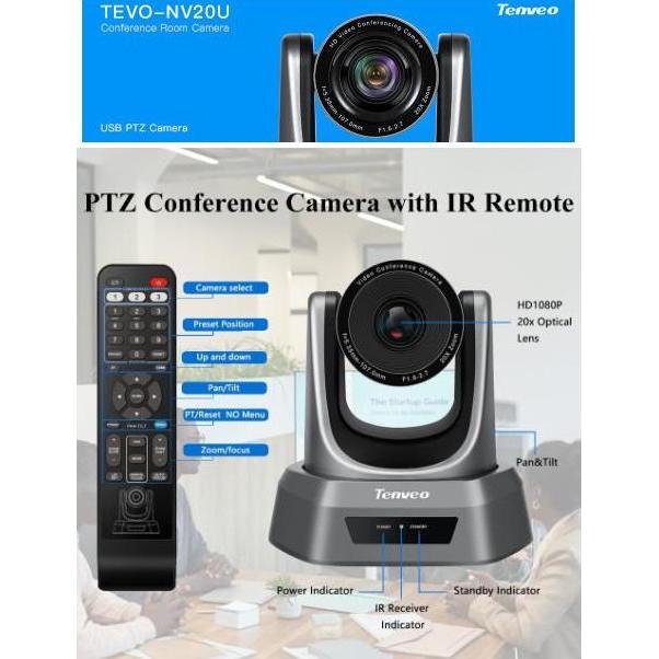 TERMURAH - Tenveo Camera NV20U / NV20A 20X PTZ FHD 1080p Conference Garansi Resmi