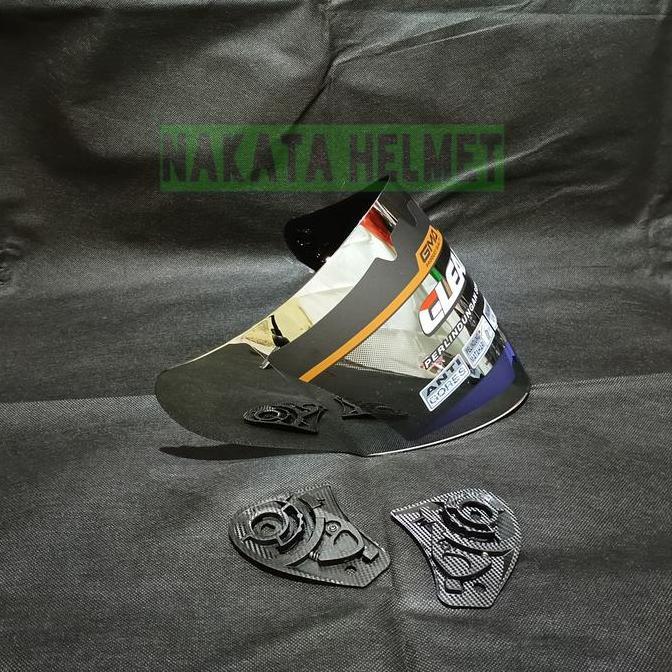 DB6>> Kaca helm KBS HAKAI flat visor helmet kbs hakai bening hitam red gold blue