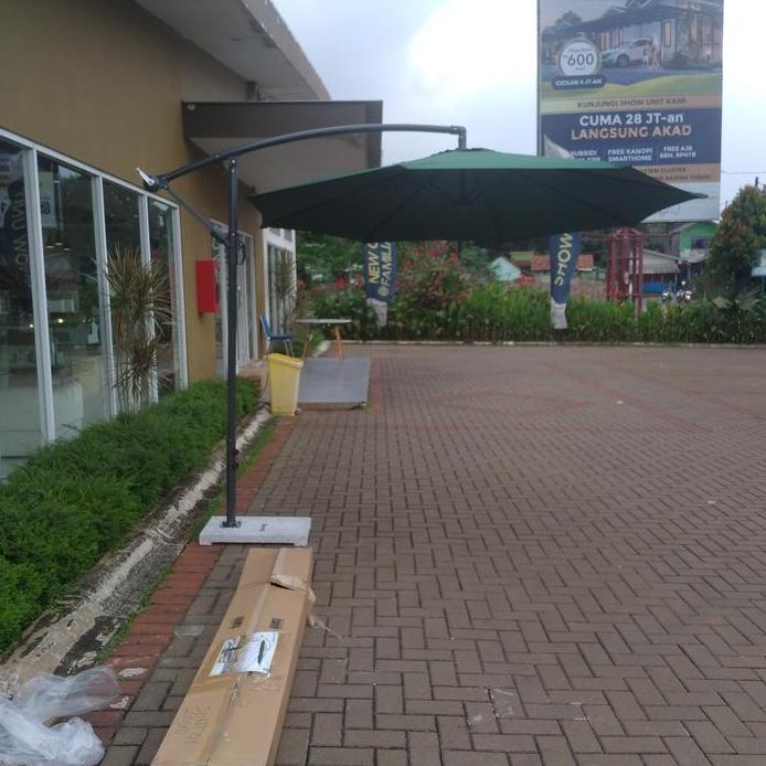 payung tenda gantung/payung taman pantay shower angsa