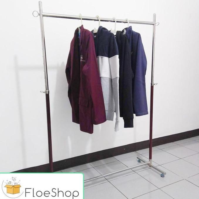 BEBAS ONGKIR - Jemuran Gawang Stainless/Gantungan Baju Gawang Stainless