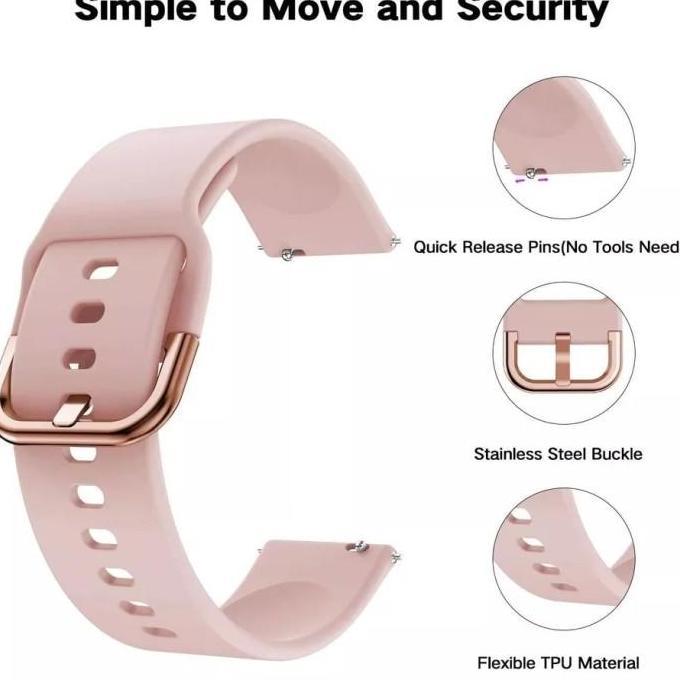 Amzfit Bip-Amazfit Bip Lite-Amazfit Bip S-Strap Slicon-Tali jam tangan