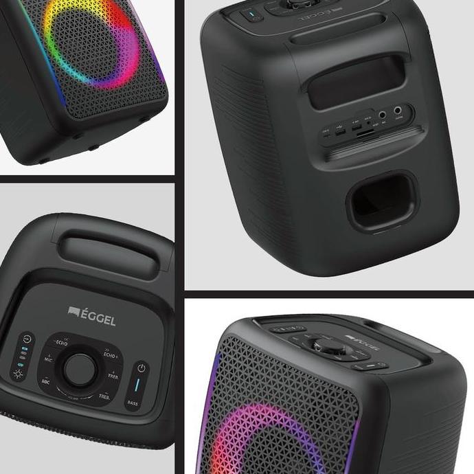 Eggel Fortis 2 Portable Party Speaker with RGB Lights