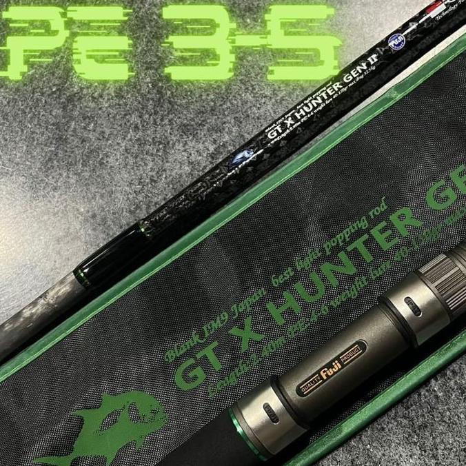 Joran Spinning Popping - Pasiran Rod GETSU GT X HUNTER GEN II 802