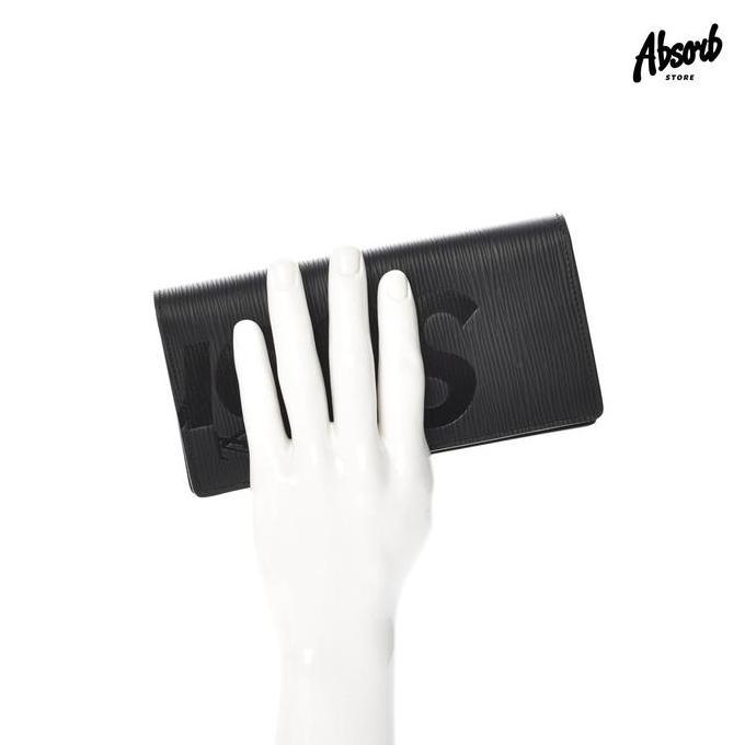 Louis Vuitton x Supreme Brazza Wallet (Epi Black)