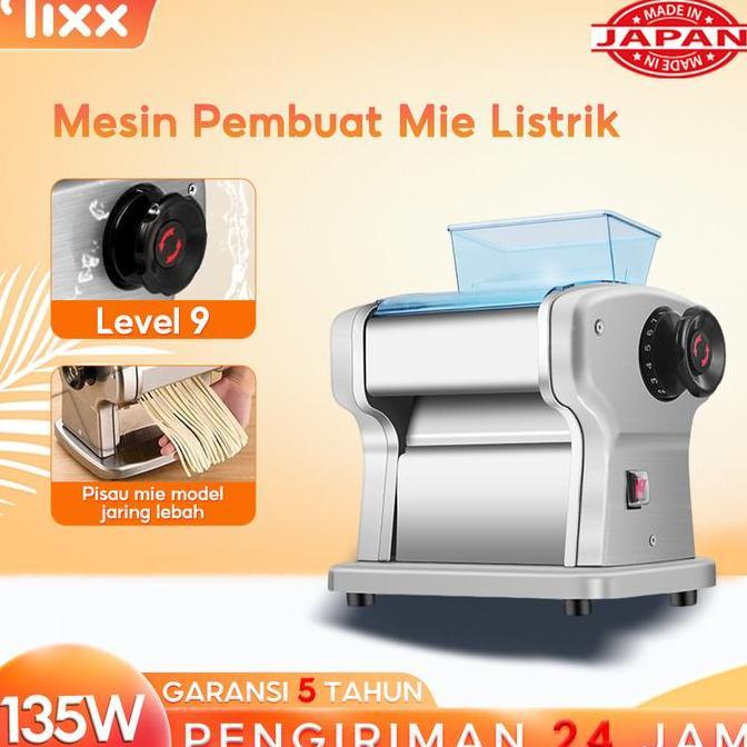 TERBARU Diskon waktu terbatasTIXX Stainless Mie Listrik Elektrik Otomatis Noodle Maker Machine Noodl
