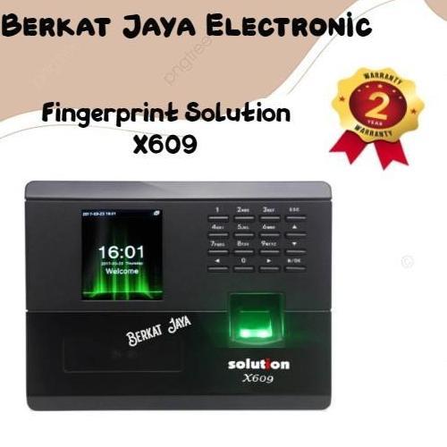 TERBARU fingerprint solution X609 Mesin Absen Fingerprint & Face