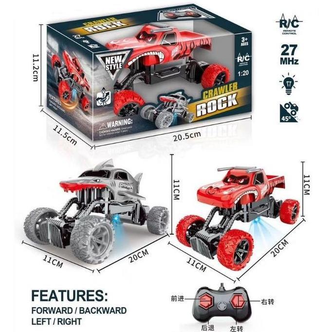 Mainan Mobil Remote Control Model Hiu