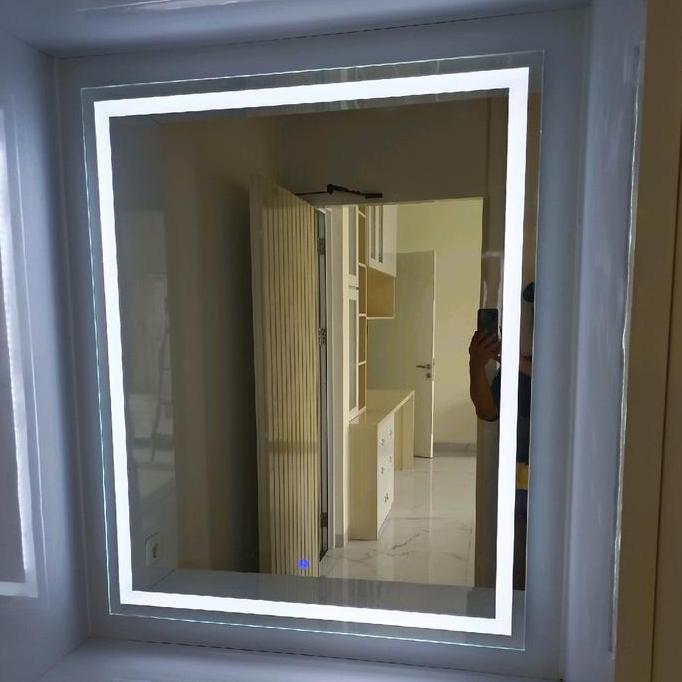 Kaca Cermin Saklar sentuh Kaca cermin lampu led kaca cermin meja rias Kaca cermin full body kecil lo