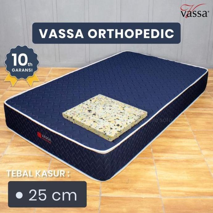 Kasur Busa Orthopedic By Vassa Kasur Busa Rebounded Kasur Extra Keras Tebal 25cm TM