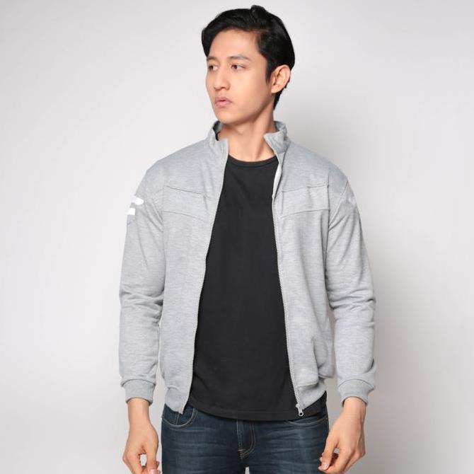 Promo Jaket Casual Sporty Terbaru Pria Bahan Baby Terry - JAK 2274 COD