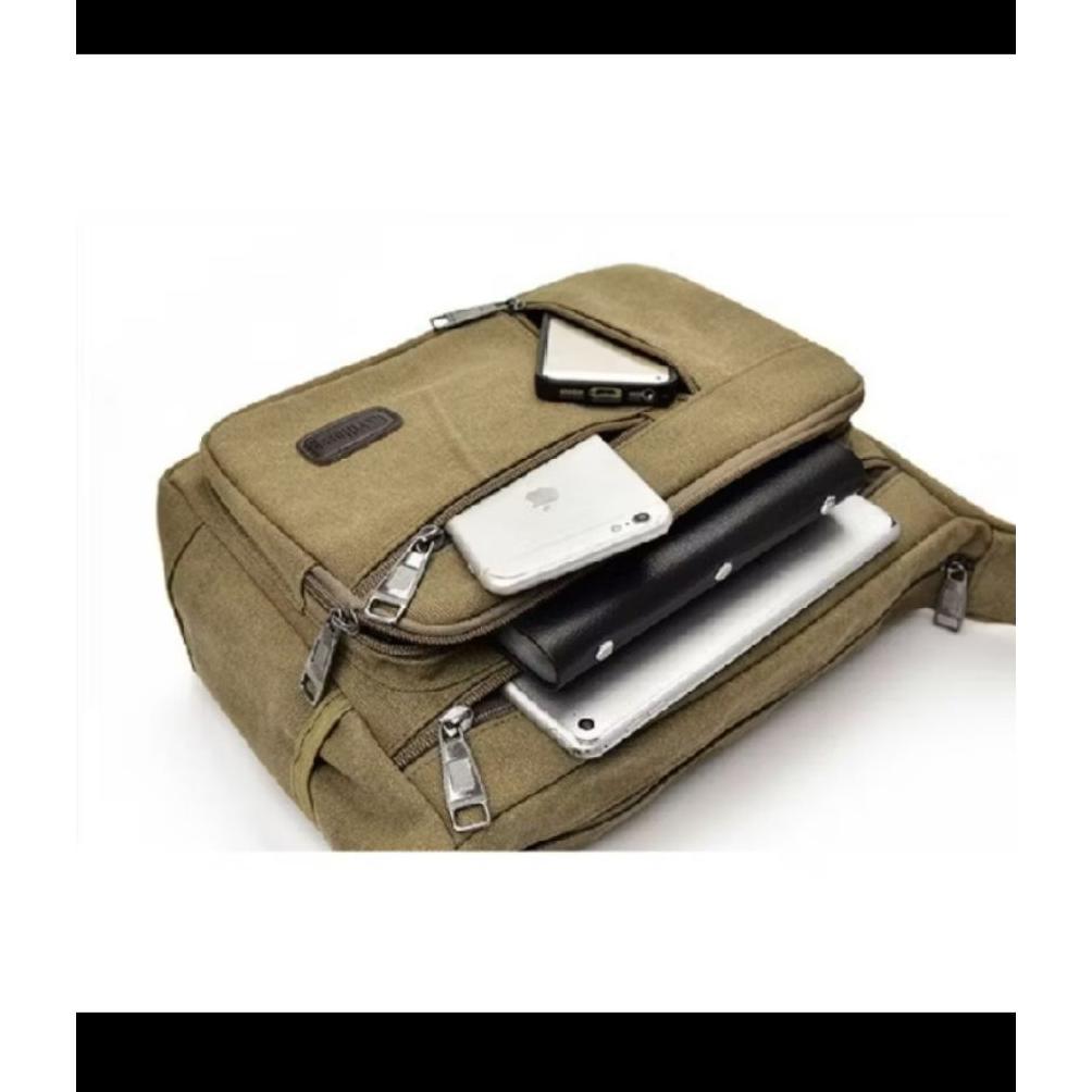 tas selempang kanvas pria shoulder Bag sling Bag kanvas 02