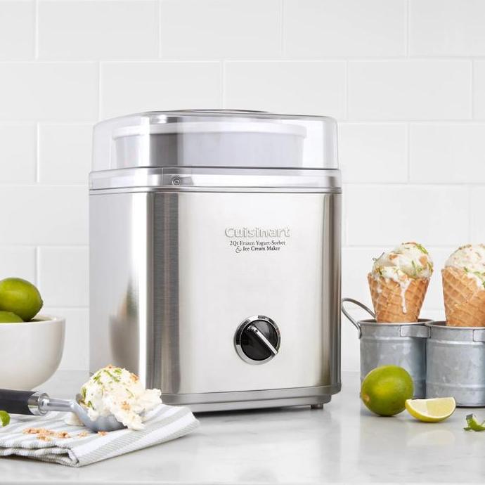 NEW Cuisinart Frozen Indulgence Frozen Yogurt-Sorbet and Ice Cream Maker Mesin pembuat eskrim Cuisin