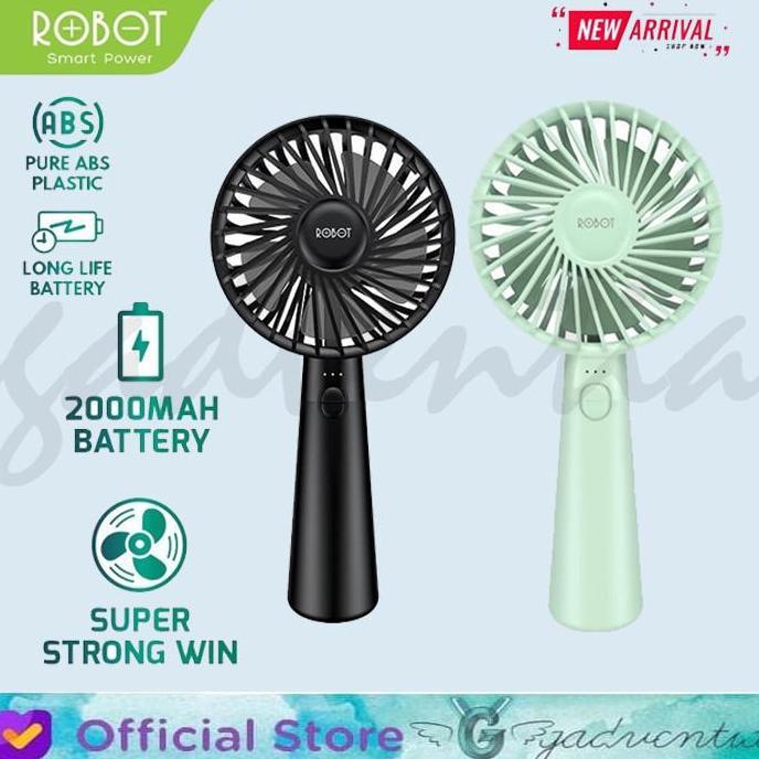 ROBOT USB TABLE FAN KIPAS ANGIN MEJA KERJA / KECIL GENGGAM PORTABLE