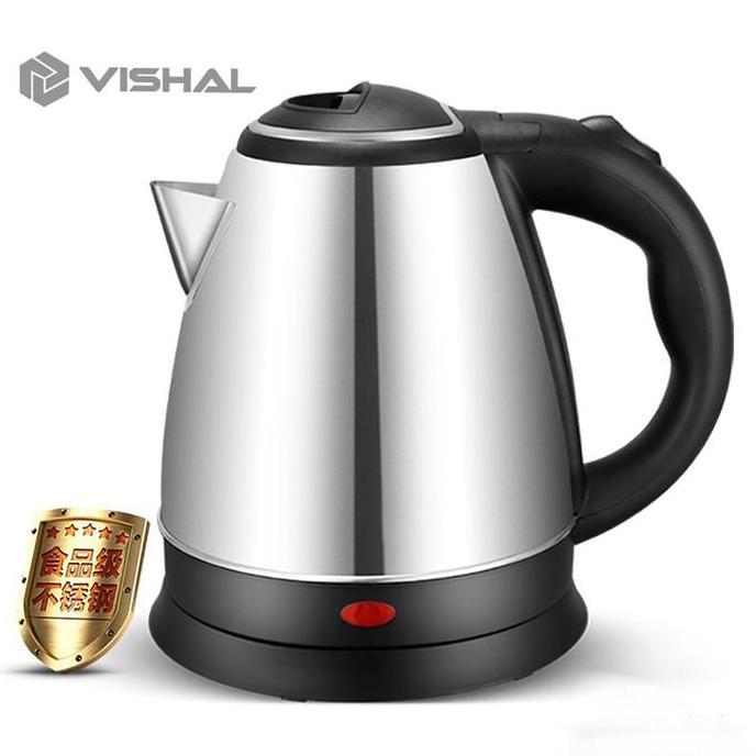 VISHAL Teko listrik 2L / Pemanas Air /Kettle Electric Stainless Pembuat Kopi Teh VS-1801