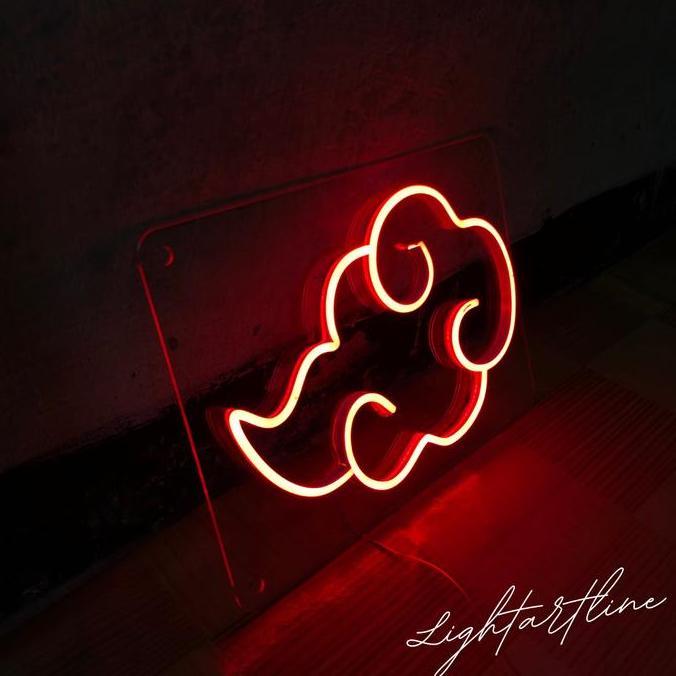 NEON FLEX Akatsuki | Lampu Akatsuki | Custom Neon Flex Logo Akatsuki